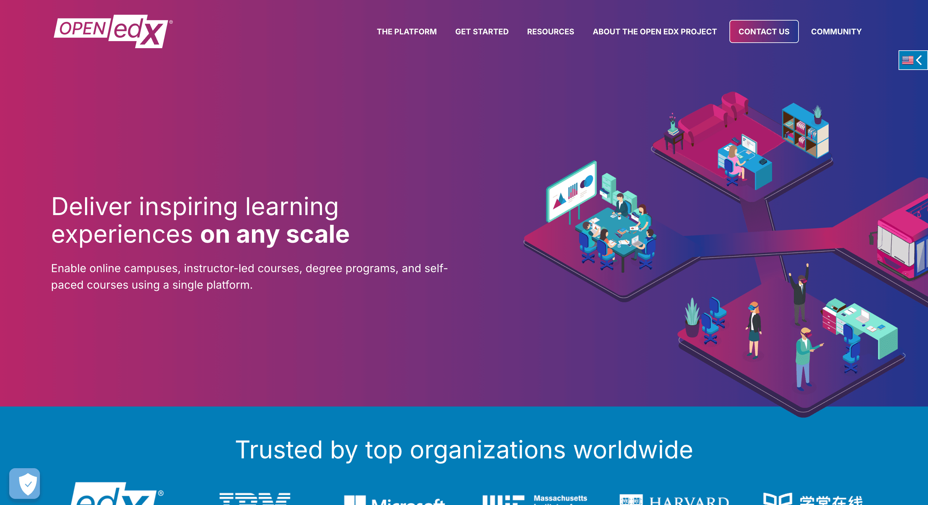 Open edX Website Homepage